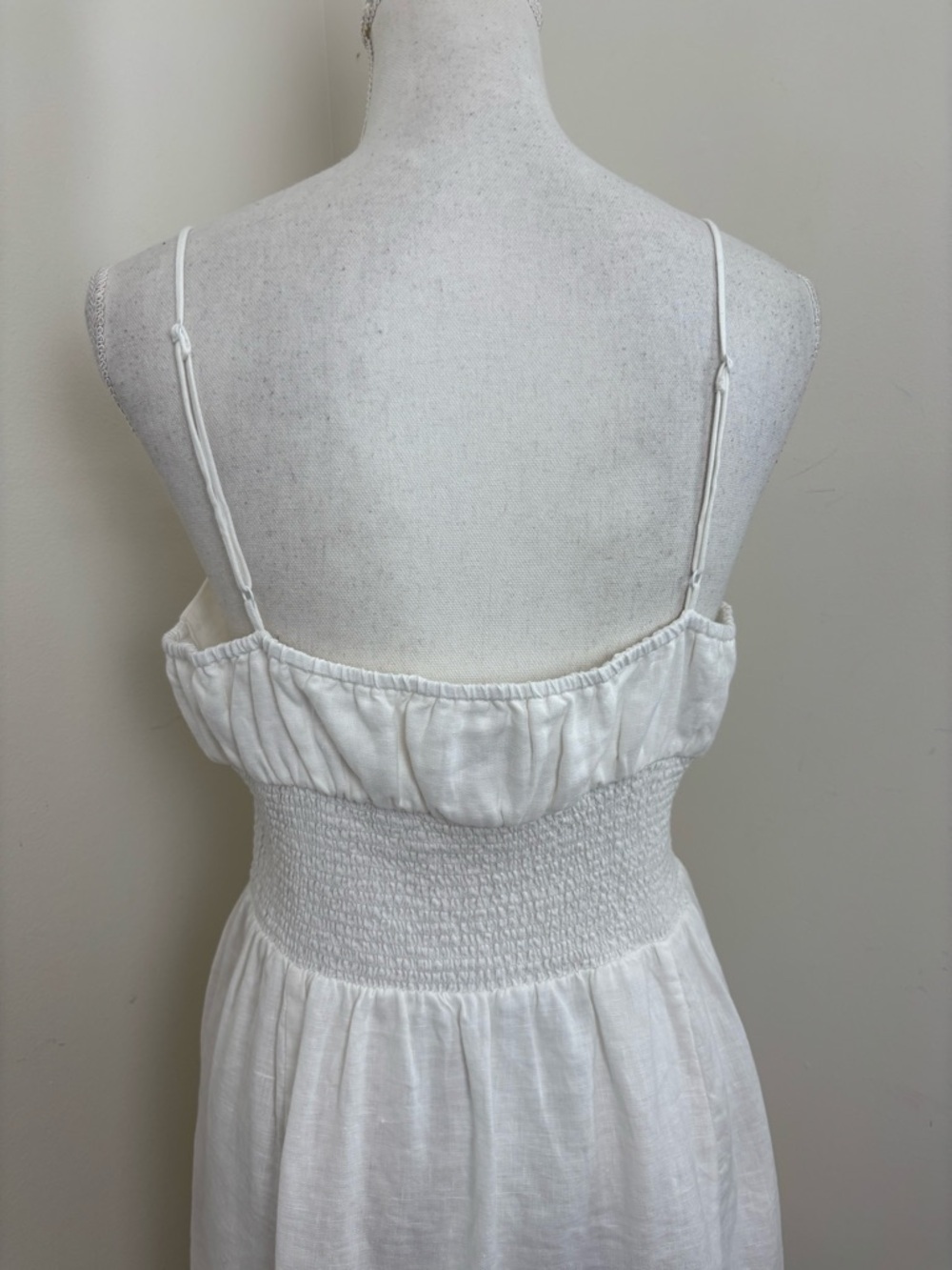 ARITZIA Wilfred Genoa Organic Linen Midi Dress Size Large - Picture 7 of 15